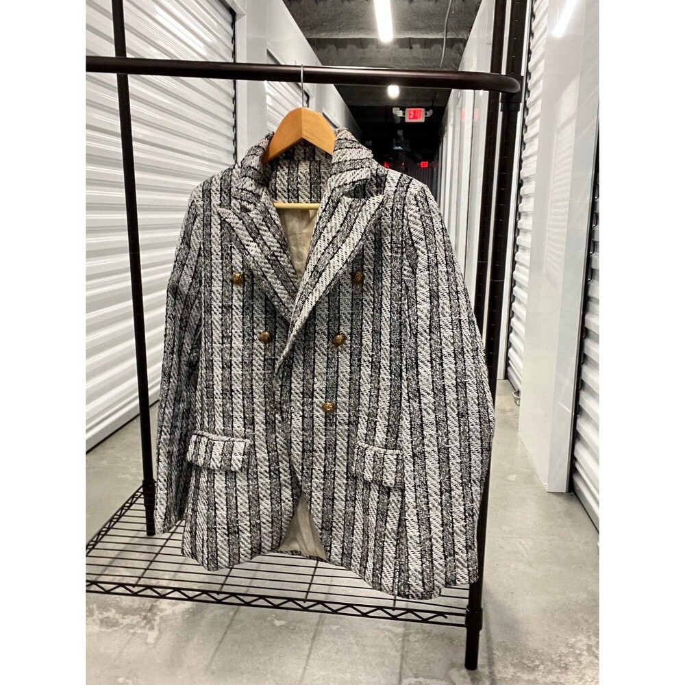 White & Black Blazer